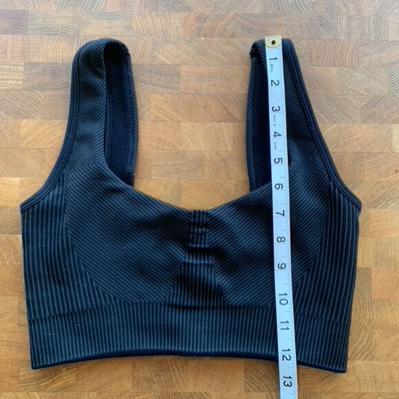 Fabletics Cloud Seamless Strappy Bra - Black M - Picture 3 of 4